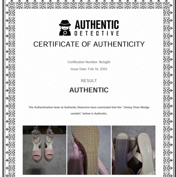 Jimmy Choo pink leather platform wedge sandals size 40 - Picture 15 of 15